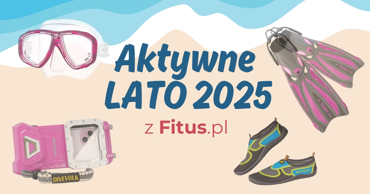 Aktywne lato 2025 – maska Tusa, kusza Salvimar, kask Smith i etui Divevolk na tle wody