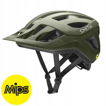SMITH CONVOY MIPS Kask Rowerowy z daszkiem MTB Zielony (moss 3GF)