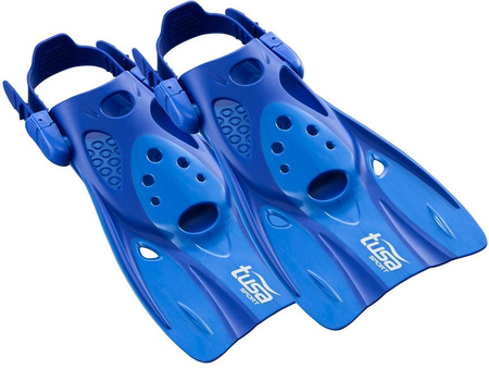 TUSA Płetwy Paskowe Regulowane Niebieskie UF0103 BLUE