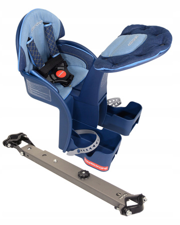 WEERIDE FOTELIK ROWEROWY PRZEDNI DELUXE LTD DENIM
