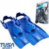 TUSA Płetwy Paskowe Regulowane Niebieskie UF0103 BLUE
