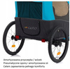 GUTO Przyczepka Rowerowa Jogger Wózek DELUXE ALU PRO 3w1 HOL dla 2 dzieci do 44kg