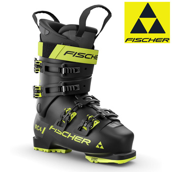 FISCHER 2025 BUTY NARCIARSKIE RC4 100 HV X BLACK/YELLOW U31523