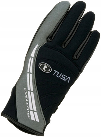 TUSA RękawiceNurkowe Neoprenowe 2mm Czarne DG-5100 BK