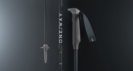ONE WAY KIJE TREKKINGOWE MT AL 3 teleskopowe ALUMINIUM Twist Lock 115-145