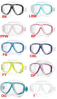 TUSA MASKA NURKOWA M-212 FREEDOM CEOS BEZBARWNY SILIKON