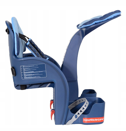 WEERIDE FOTELIK ROWEROWY PRZEDNI DELUXE LTD DENIM