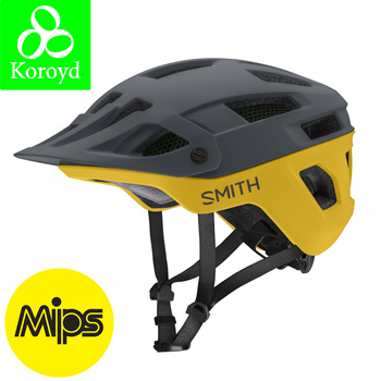 SMITH ENGAGE 2 MIPS Kask Rowerowy z daszkiem MTB Grafitowo-Żółty (matte slate/fool's gold 0XF)