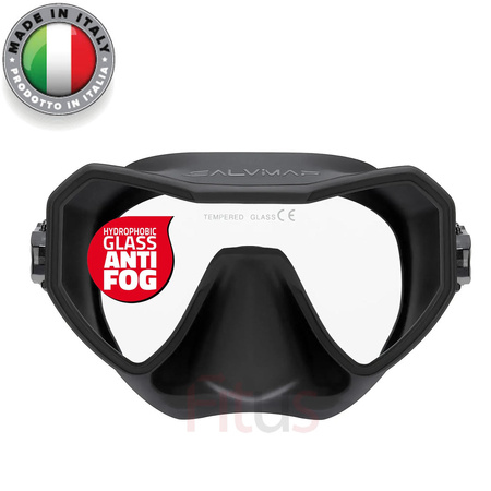 MASKA NURKOWA SALVIMAR NEO ANTIFOG FREEDIVING ŁOWIECTWO BLACK