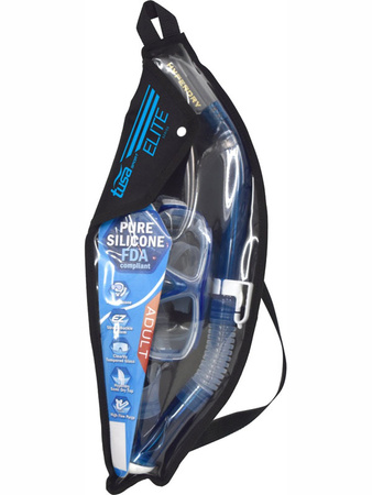 TUSA ZESTAW NURKOWY SPLENDIVE maska fajka snorkeling UC7519 SK czarny