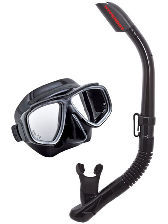TUSA ZESTAW NURKOWY SPLENDIVE maska fajka snorkeling UC7519 BKBK czarno-czarny