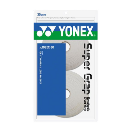 Yonex Super Grap Owijka na Rakietę AC 102-30 EX Biała 30 szt