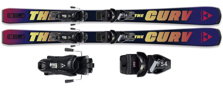 FISCHER 2025 NARTY DLA DZIECI juniorskie THE CURV JR JRS + FS4 A20824