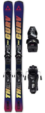 FISCHER 2025 NARTY DLA DZIECI juniorskie THE CURV JR JRS + FS4 A20824