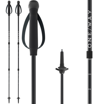 ONE WAY KIJE TREKKINGOWE MT AL 3 teleskopowe ALUMINIUM Twist Lock 115-145