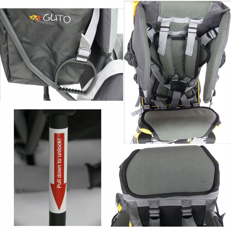 NOSIDŁO TURYSTYCZNE GUTO CLASSIC Baby Backpack 2,1
