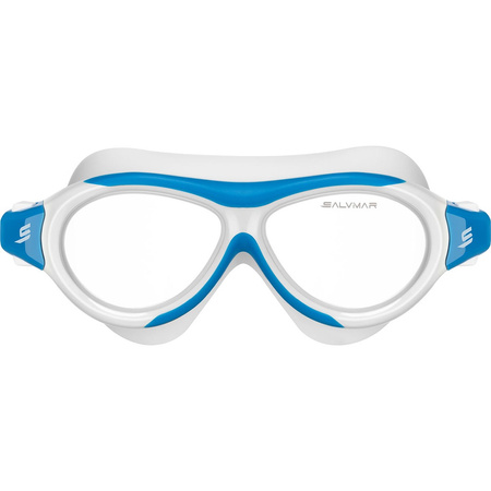 SALVIMAR FRIPP JR OKULARY PŁYWACKIE gogle do pływania juniorskie ANTIFOG UV Light Blue - White 