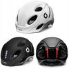 KASK rower rolki hulajnoga BRIKO z LED USB L 58-63