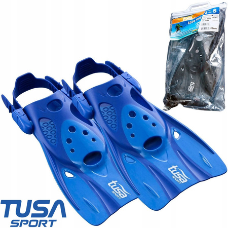 TUSA Płetwy Paskowe Regulowane Niebieskie UF0103 BLUE