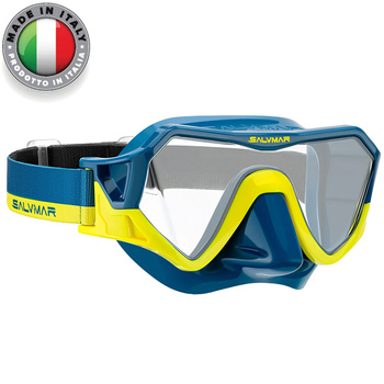 SALVIMAR MASKA do nurkowania HORIZON snorkeling Petrol-Petrol/Yellow
