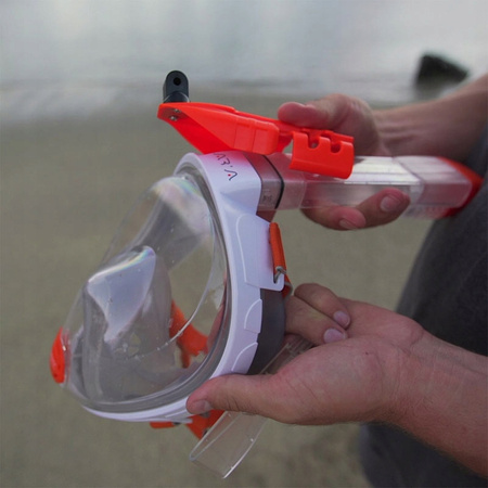 OCEAN REEF MASKA PEŁNOTWARZOWA ARIA QR+ GoPro niebieska LXL