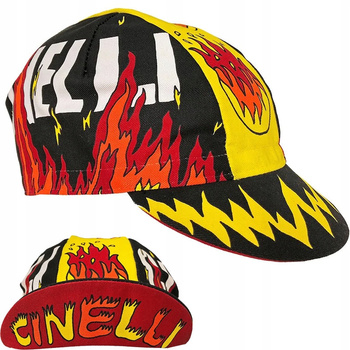 CZAPKA rowerowa z daszkiem CINELLI pod kask FIRE
