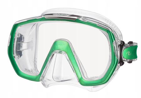 TUSA Maska Nurkowa FREEDOM ELITE M1003 EG zielono-bezbarwna
