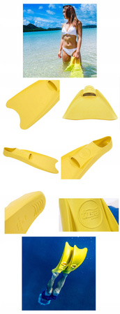 TUSA PŁETWY kaloszowe UF1202 GUMOWE XL 44-46 BL