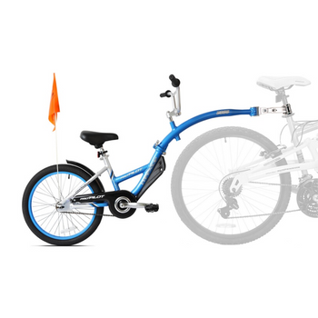WEERIDE KAZAM Rower Doczepiany Dla Dziecka Hol CO-PILOT PRO ALUMINIUM blue