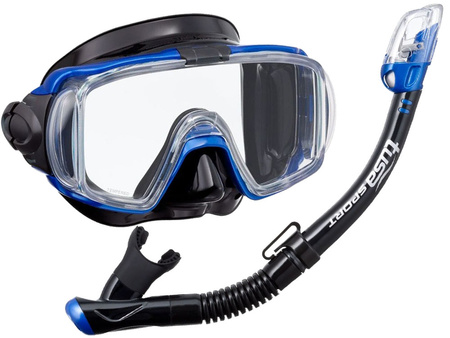 TUSA ZESTAW NURKOWY maska fajka VISIO UC-3125 QBMB