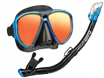 TUSA ZESTAW POWERVIEW MIRROR maska fajka UC2425 FB