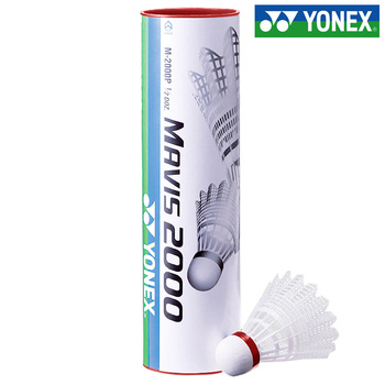 YONEX LOTKI BADMINTONOWE MAVIS 2000F FAST białe SZYBKIE 6szt