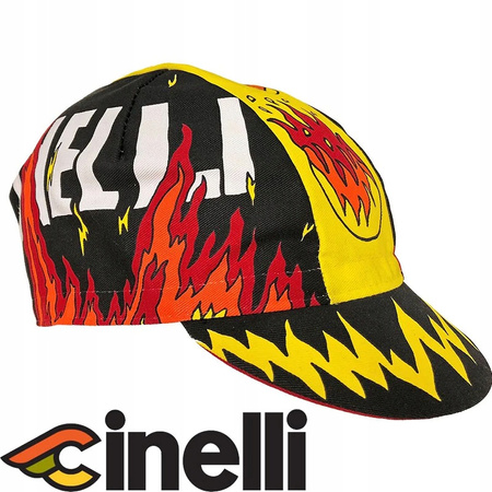 CZAPKA rowerowa z daszkiem CINELLI pod kask FIRE