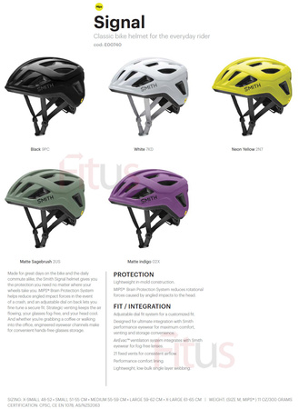 SMITH SIGNAL MIPS ROAD Kask Rowerowy Zielony Matt (Matte Sagebrush 2US)
