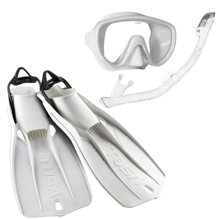 TUSA Zestaw Nurkowy Serene Pro QWW + Płetwy Travel Right W