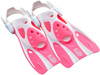 TUSA Płetwy Paskowe Regulowane Różowo-Białe UF0103 PINK 