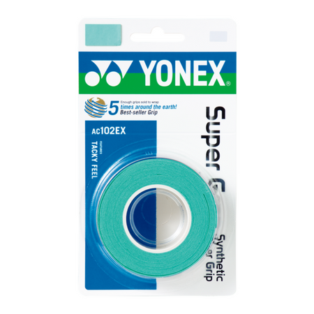 Yonex Super Grap Owijka na Rakietę AC 102 EX Zielona 3 szt