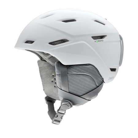 SMITH KASK DAMSKI na narty snowboard MIRAGE matt white biały mat