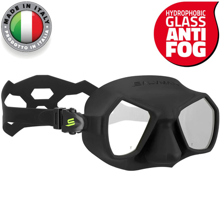 MASKA SALVIMAR HATHOR ANTIFOG GLASS FREEDIVING ŁOWIECTWO black