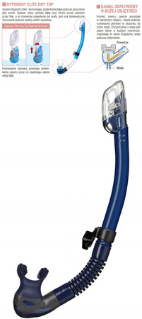 TUSA FAJKA HYPERDRY ELITE II SP0101 QID ID suchy zawór