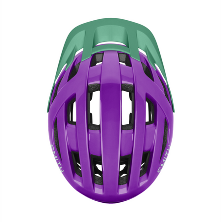SMITH WILDER JR MIPS Kask Rowerowy z daszkiem Juniorski MTB Fioletowy (purple pines)