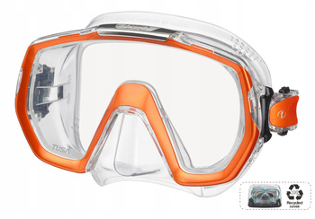 TUSA Maska Nurkowa FREEDOM ELITE M1003 EO pomarańczowo-bezbarwna