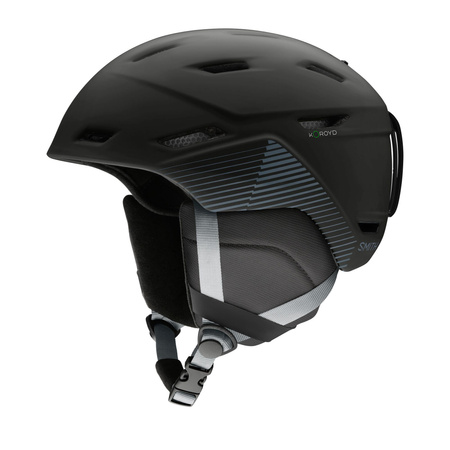 SMITH KASK na narty snowboard MISSION black stripes czarny w paski