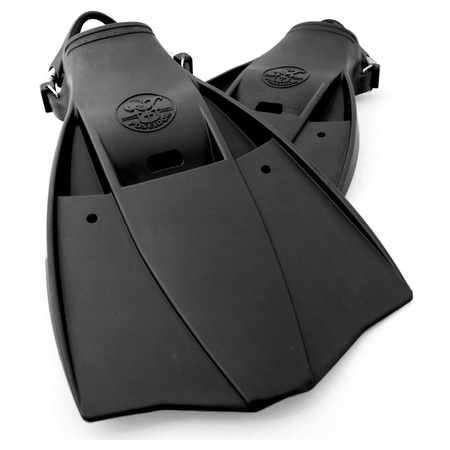 PŁETWY GUMOWE SPRĘŻYNOWE POSEIDON TRIDENT BLK M