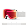 SMITH GOGLE SQUAD S white vapor ChromaPOP Photochromic Red Mirror S2/S3 small