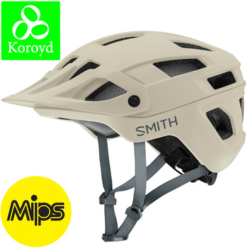 SMITH ENGAGE 2 MIPS Kask Rowerowy z daszkiem MTB Beżowy (matte chalkl)