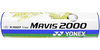 YONEX LOTKI BADMINTONOWE MAVIS 2000MY middle żółte ŚREDNIE 6szt