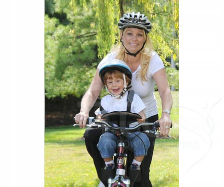 WEERIDE FOTELIK ROWEROWY PRZEDNI CLASSIC GREY