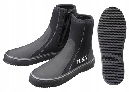 TUSA Buty Nurkowe Neoprenowe 5mm Czarne DB0107 Morsowanie