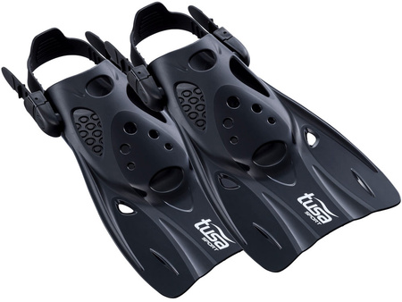 TUSA PŁETWY PASKOWE UF0103 regulowane M 35-42 BLK